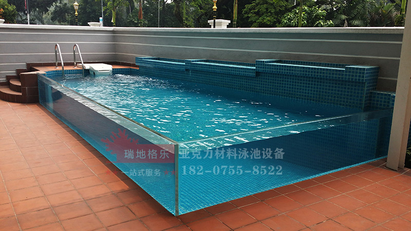 350gao免费永久视频 透明亚克力游泳池材料特点，瑞地格乐亚克力游泳池
